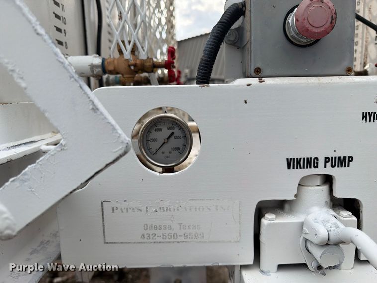 image for item FB5211 Patts Fabrication oil acidizing tank bed