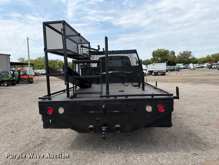 image for item FB5214 2008 Chevrolet C4500 Crew Cab flatbed truck