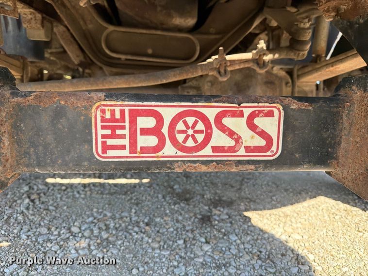 image for item FB5952 1995 Ford F350 Crew Cab flatbed pickup truck