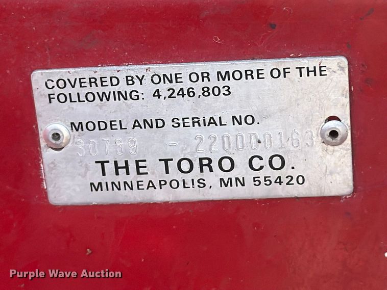 image for item FB5953 Toro Groundsmaster 30789 lawn mower