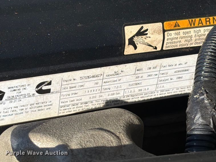 image for item FB5958 2005 Dodge Ram 3500 Crew Cab pickup truck