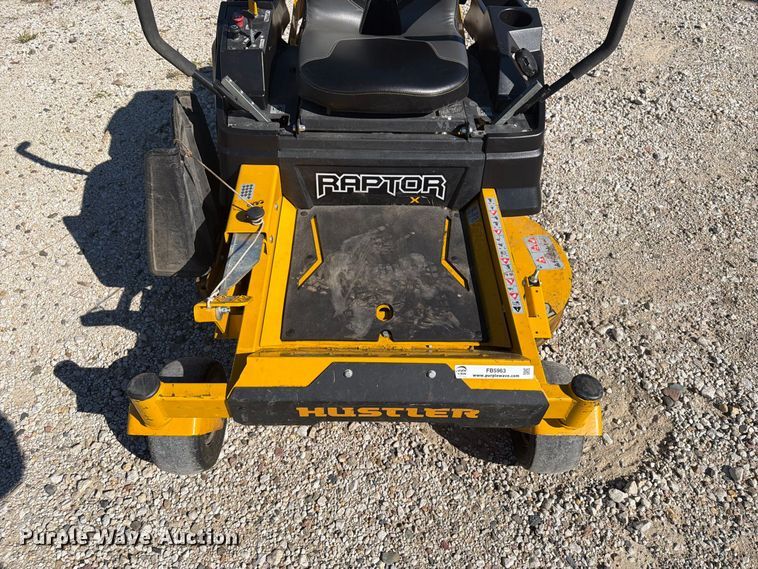 image for item FB5963 Hustler Raptor X ZTR lawn mower