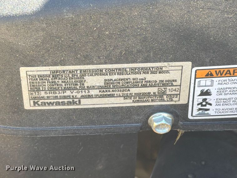 image for item FB5963 Hustler Raptor X ZTR lawn mower