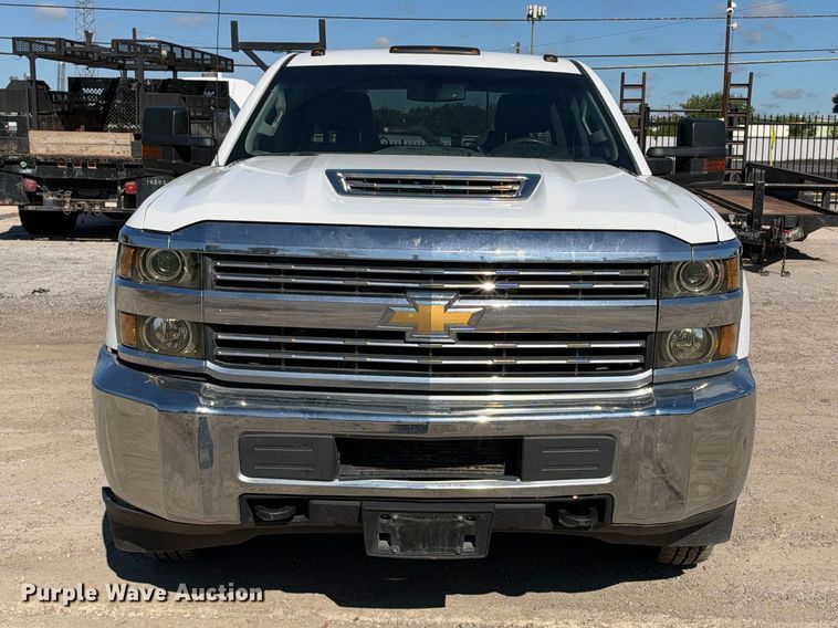 image for item FB8361 2017 Chevrolet Silverado 3500HD Crew Cab utility bed pickup truck