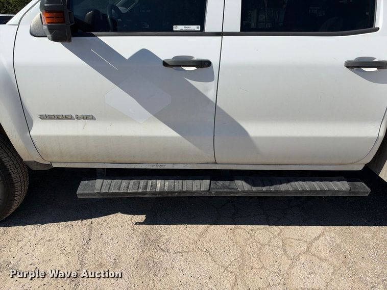 image for item FB8361 2017 Chevrolet Silverado 3500HD Crew Cab utility bed pickup truck