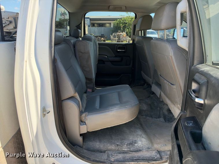 image for item FB8361 2017 Chevrolet Silverado 3500HD Crew Cab utility bed pickup truck