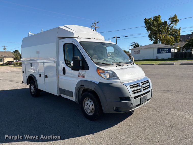 image for item FB8986 2017 Ram Promaster 3500 utility van
