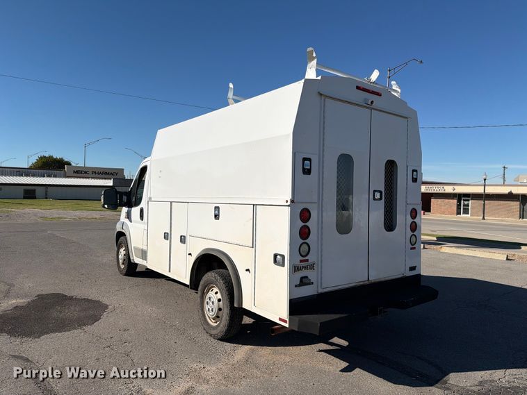 image for item FB8986 2017 Ram Promaster 3500 utility van