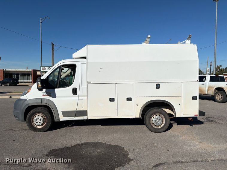 image for item FB8986 2017 Ram Promaster 3500 utility van