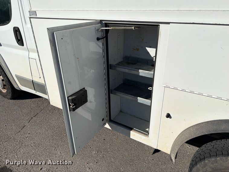 image for item FB8986 2017 Ram Promaster 3500 utility van