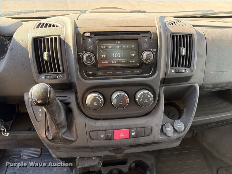image for item FB8986 2017 Ram Promaster 3500 utility van