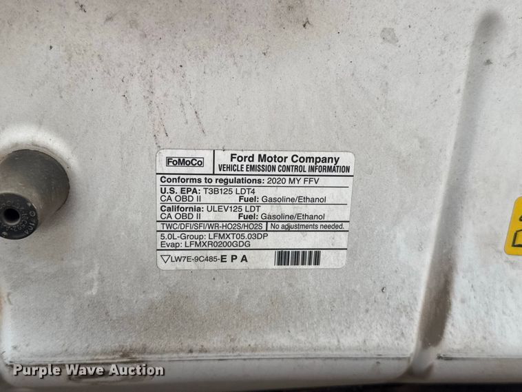 image for item FC4447 2020 Ford F150 Crew Cab pickup truck