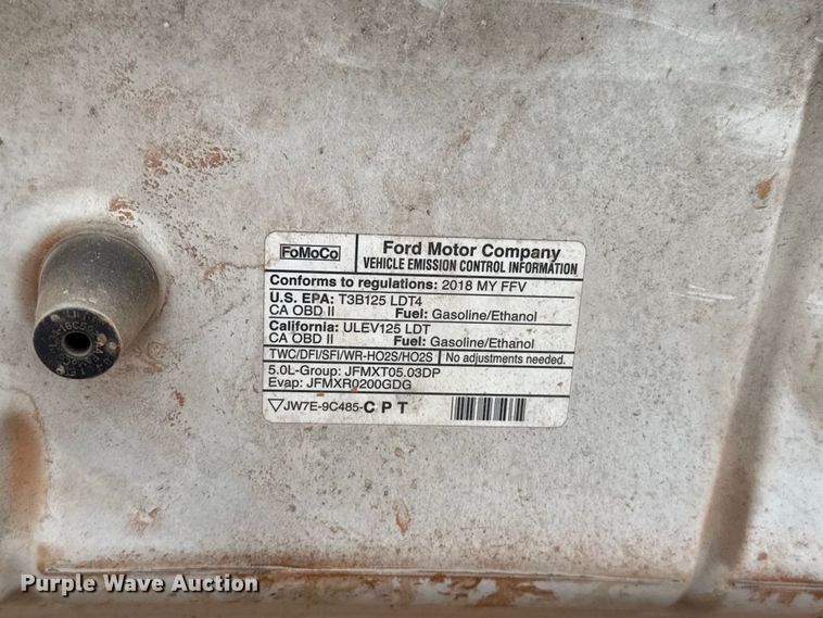 image for item FC4449 2018 Ford F150 Ext. Cab pickup truck