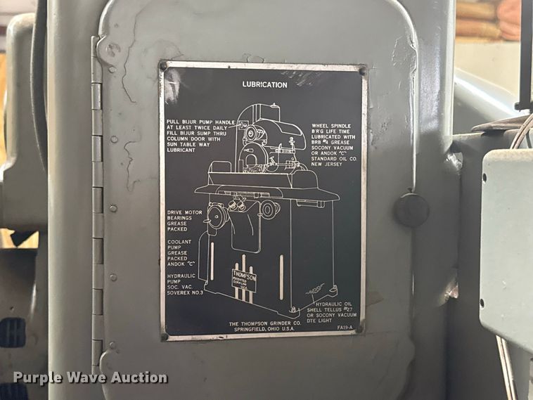 image for item FC4474 Thompson 2F surface grinder