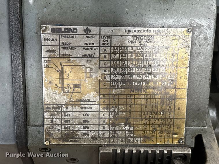 image for item FC4477 LeBlond 15C-5 lathe