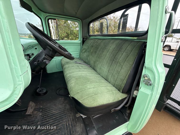 image for item FC4479 1956 Ford F350 flatbed pickup truck