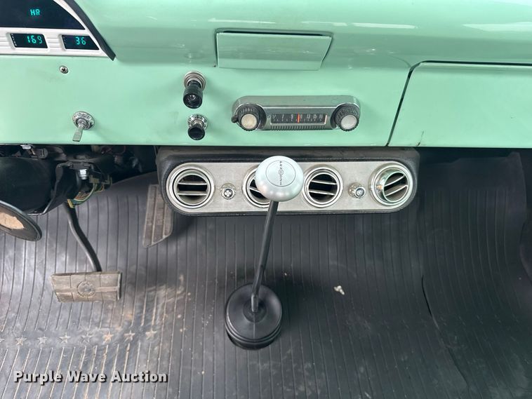 image for item FC4479 1956 Ford F350 flatbed pickup truck