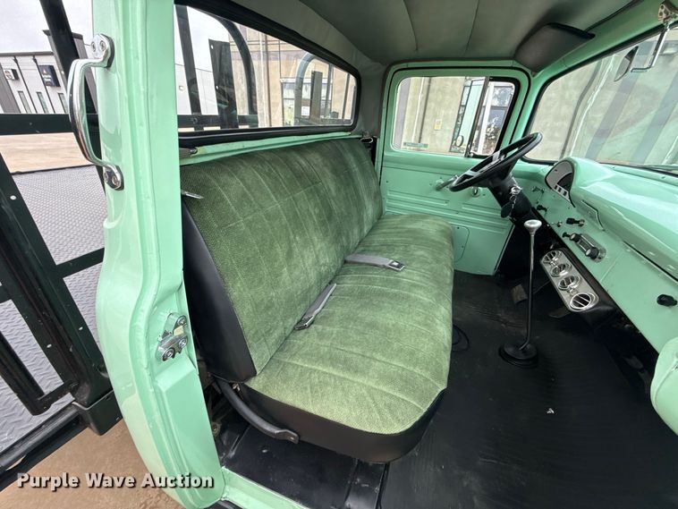 image for item FC4479 1956 Ford F350 flatbed pickup truck