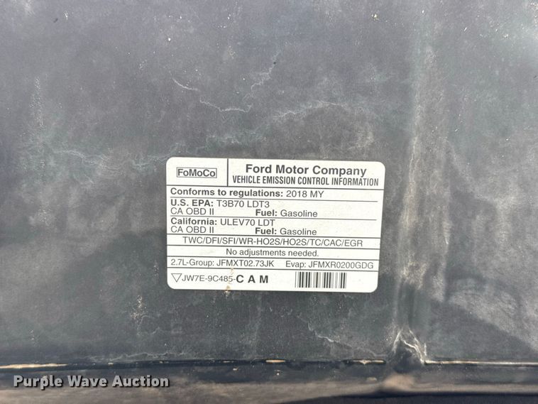 image for item FC4481 2018 Ford F150 Crew Cab pickup truck