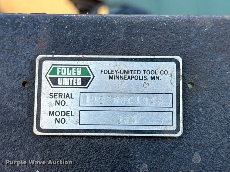 image for item FC4508 Foley United Tool Co. 388 reel mower sharpener