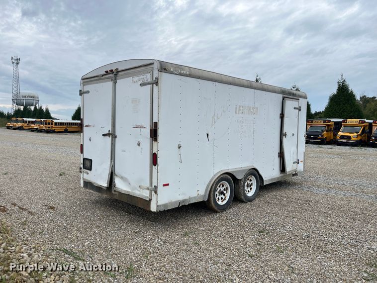 image for item FG0756 2002 DooLittle enclosed cargo trailer