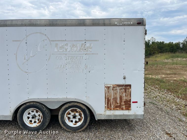 image for item FG0756 2002 DooLittle enclosed cargo trailer