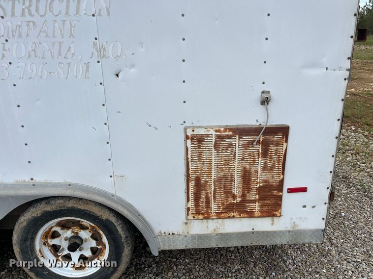 image for item FG0756 2002 DooLittle enclosed cargo trailer