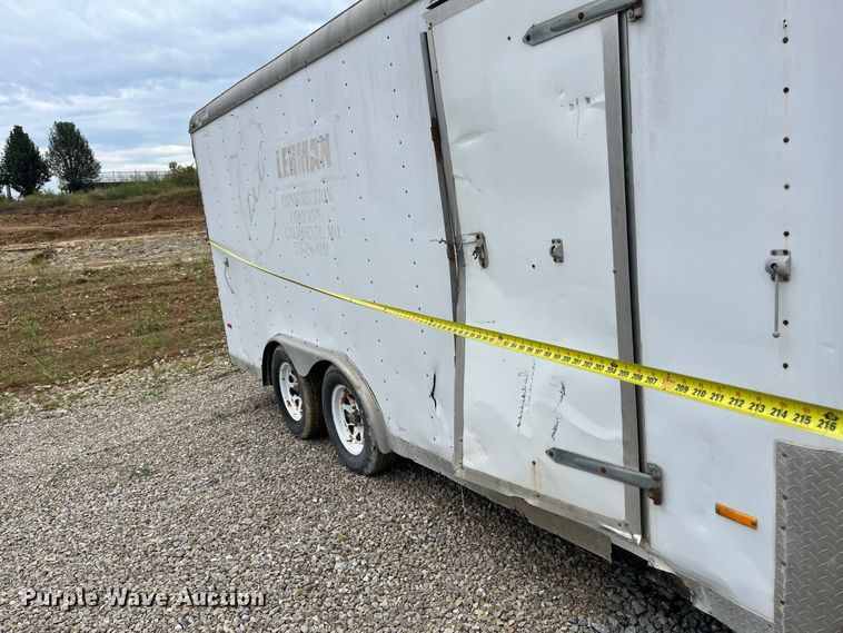 image for item FG0756 2002 DooLittle enclosed cargo trailer