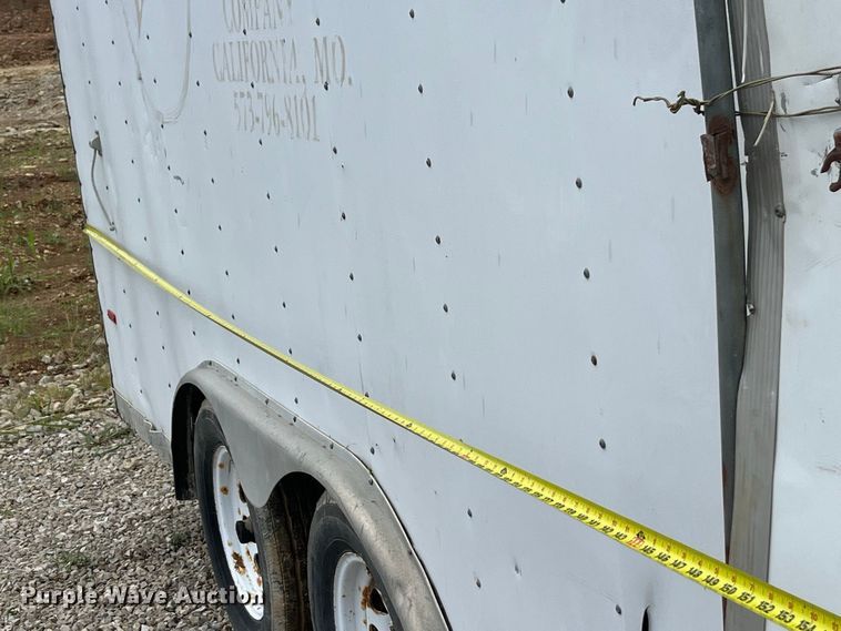 image for item FG0756 2002 DooLittle enclosed cargo trailer