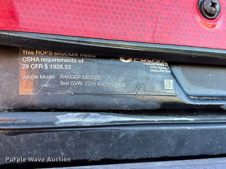 image for item FG0764 2023 Polaris Ranger SP 570EFI utility vehicle