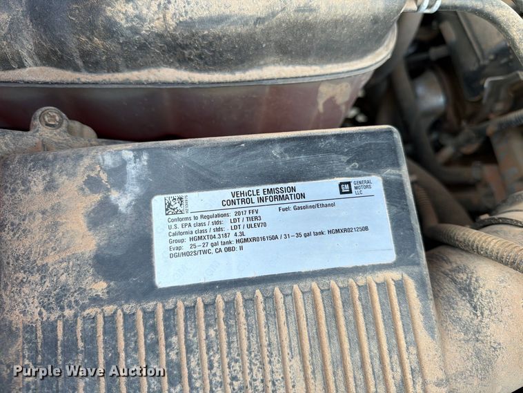 image for item FG0784 2017 GMC Sierra 1500 pickup truck