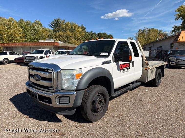 image for item FG3043 2016 Ford F550 Ext. Cab flatbed truck