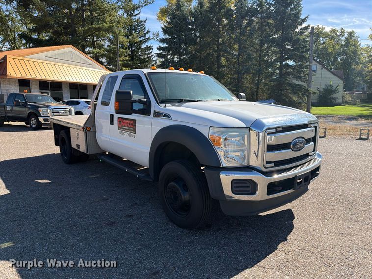 image for item FG3043 2016 Ford F550 Ext. Cab flatbed truck