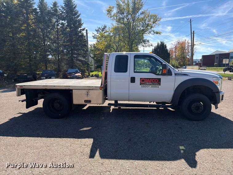 image for item FG3043 2016 Ford F550 Ext. Cab flatbed truck