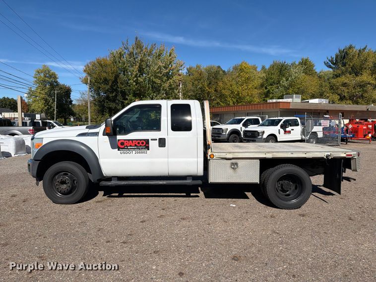 image for item FG3043 2016 Ford F550 Ext. Cab flatbed truck