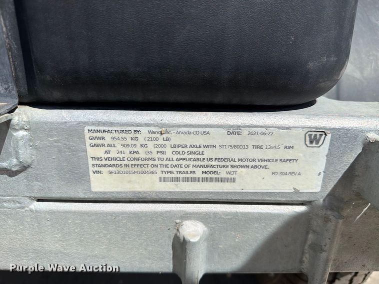 image for item FI2065 2021 Wanco Wali 6K light plant