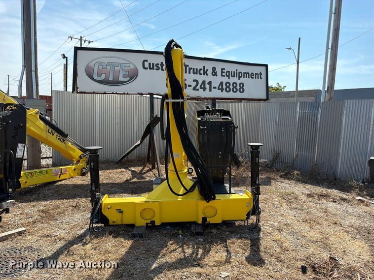 image for item FK3431 2021 Hyva HYLIV-LC120K articulating knuckle boom crane