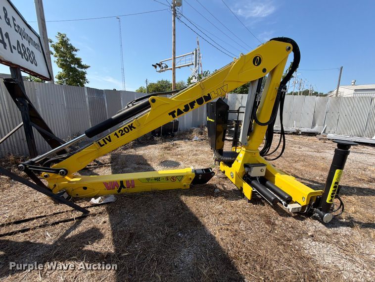 image for item FK3431 2021 Hyva HYLIV-LC120K articulating knuckle boom crane