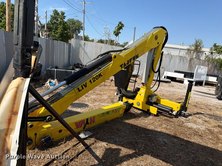 image for item FK3431 2021 Hyva HYLIV-LC120K articulating knuckle boom crane