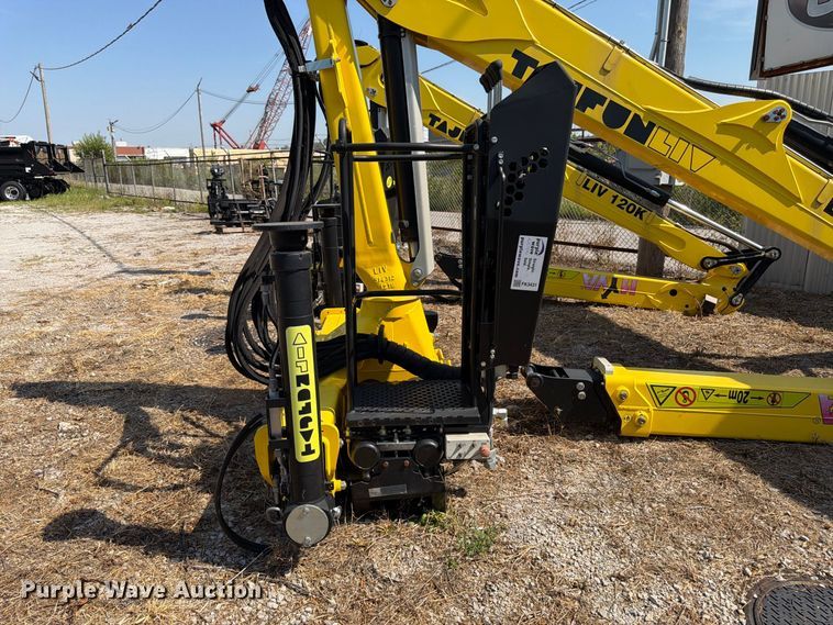 image for item FK3431 2021 Hyva HYLIV-LC120K articulating knuckle boom crane