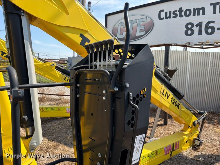 image for item FK3431 2021 Hyva HYLIV-LC120K articulating knuckle boom crane