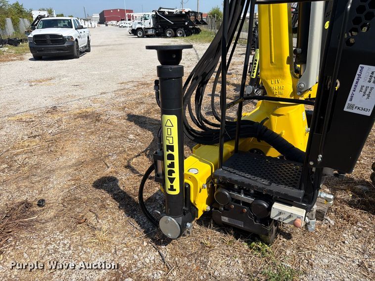 image for item FK3431 2021 Hyva HYLIV-LC120K articulating knuckle boom crane