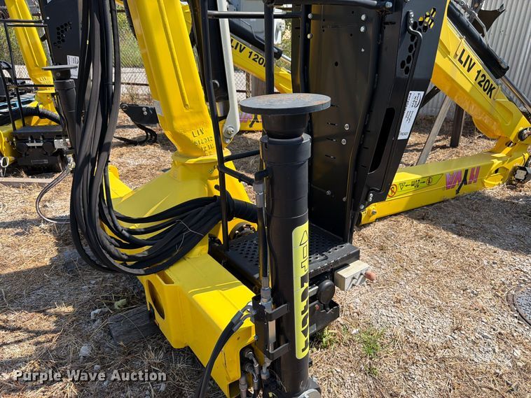 image for item FK3431 2021 Hyva HYLIV-LC120K articulating knuckle boom crane
