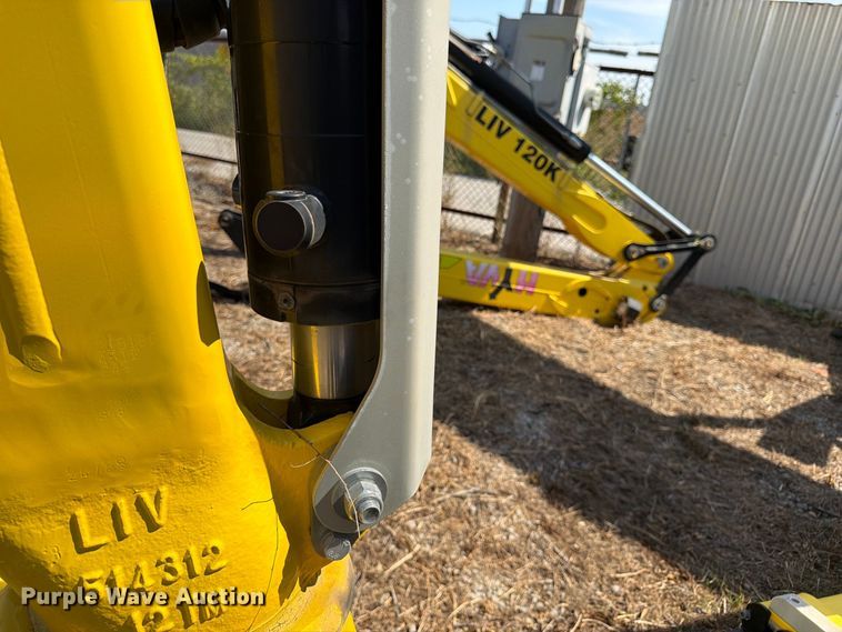 image for item FK3431 2021 Hyva HYLIV-LC120K articulating knuckle boom crane
