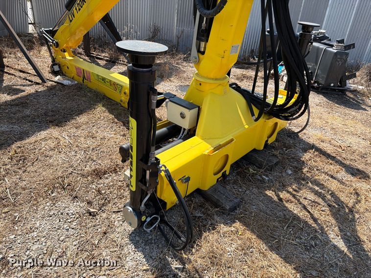 image for item FK3431 2021 Hyva HYLIV-LC120K articulating knuckle boom crane