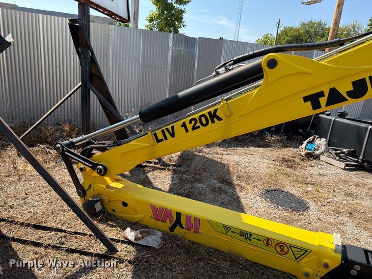 image for item FK3431 2021 Hyva HYLIV-LC120K articulating knuckle boom crane
