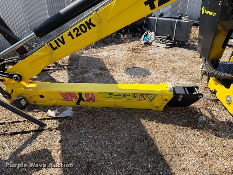 image for item FK3431 2021 Hyva HYLIV-LC120K articulating knuckle boom crane