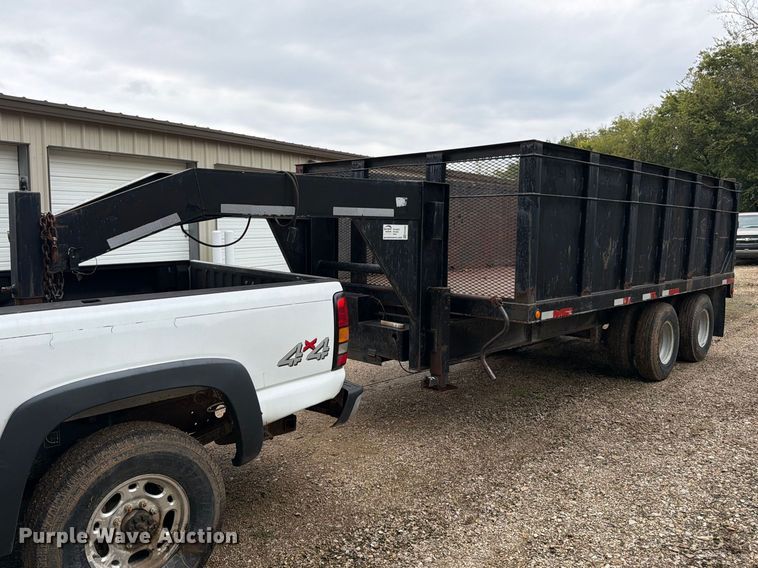 image for item FK3499 1985 Shop built dump trailer