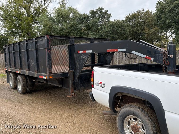image for item FK3499 1985 Shop built dump trailer