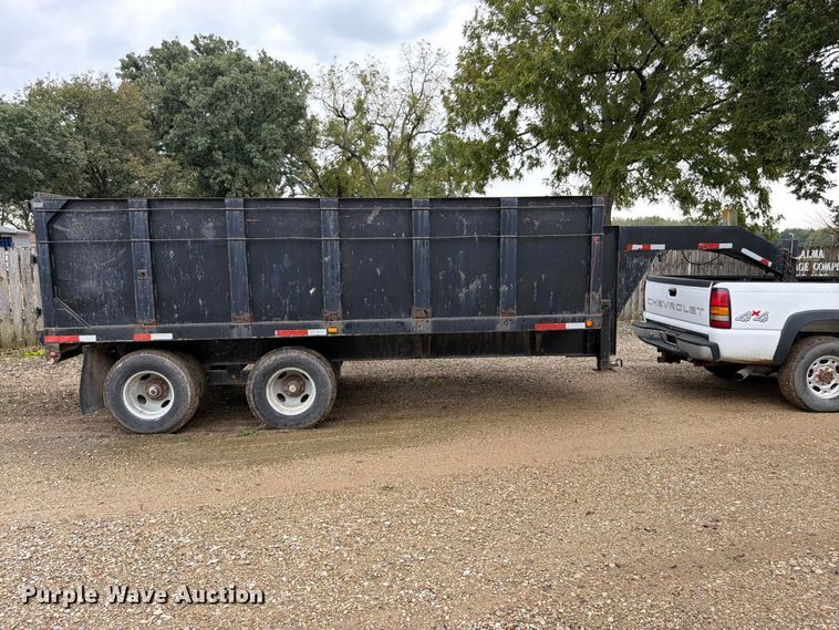 image for item FK3499 1985 Shop built dump trailer
